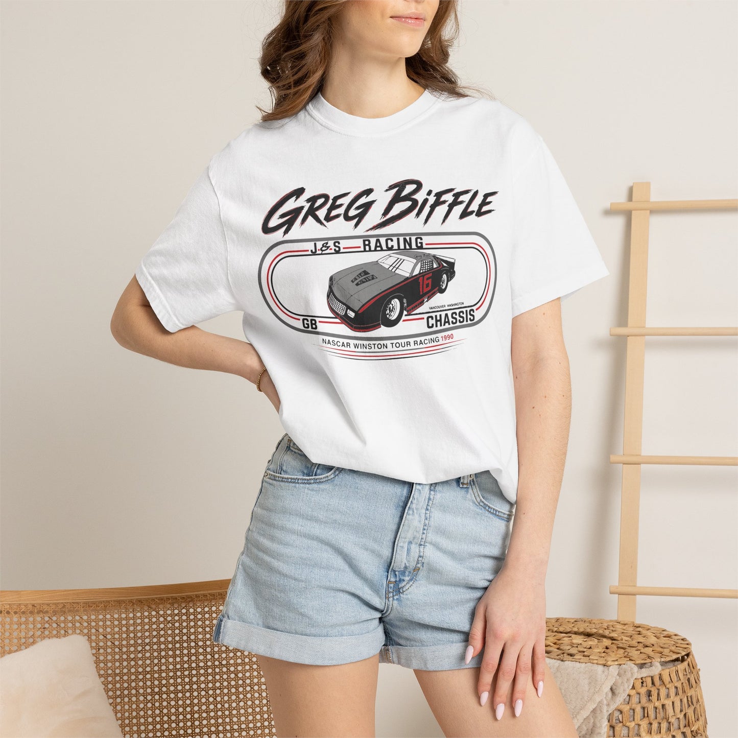 Vintage Greg Biffle Racing T‑Shirt