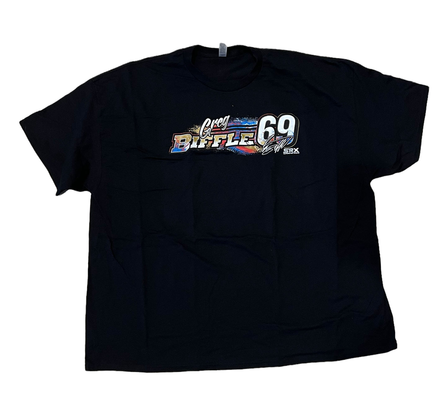 Greg Biffle 2022 #69 SRX Black T-Shirt