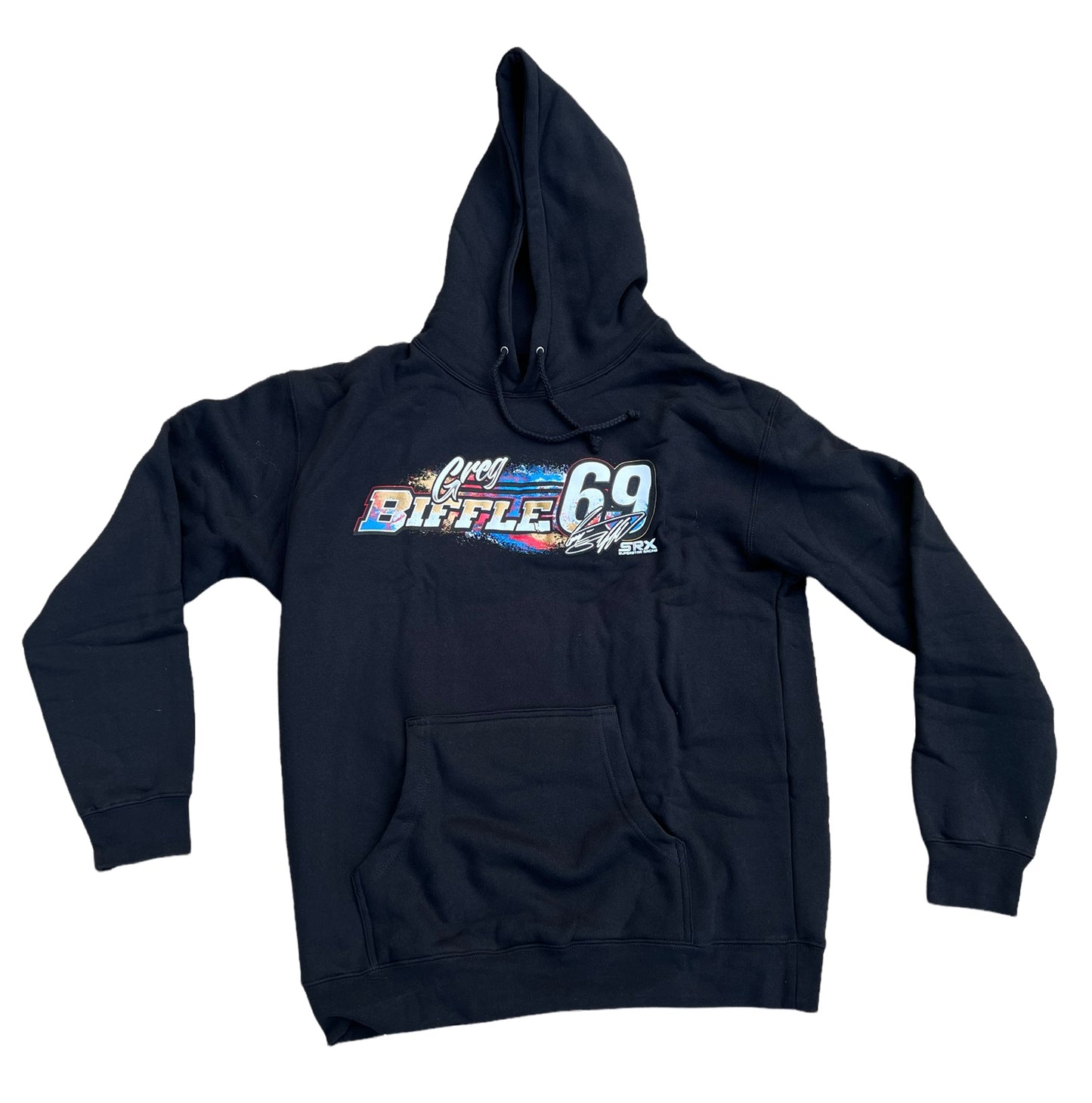 Greg Biffle 2022 #69 SRX Black Hoodie