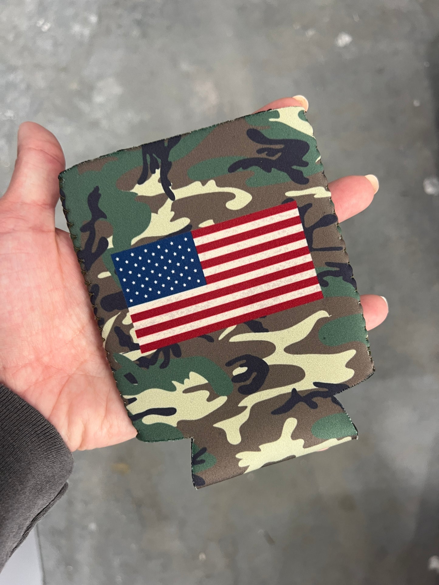 Camo Koozie--America