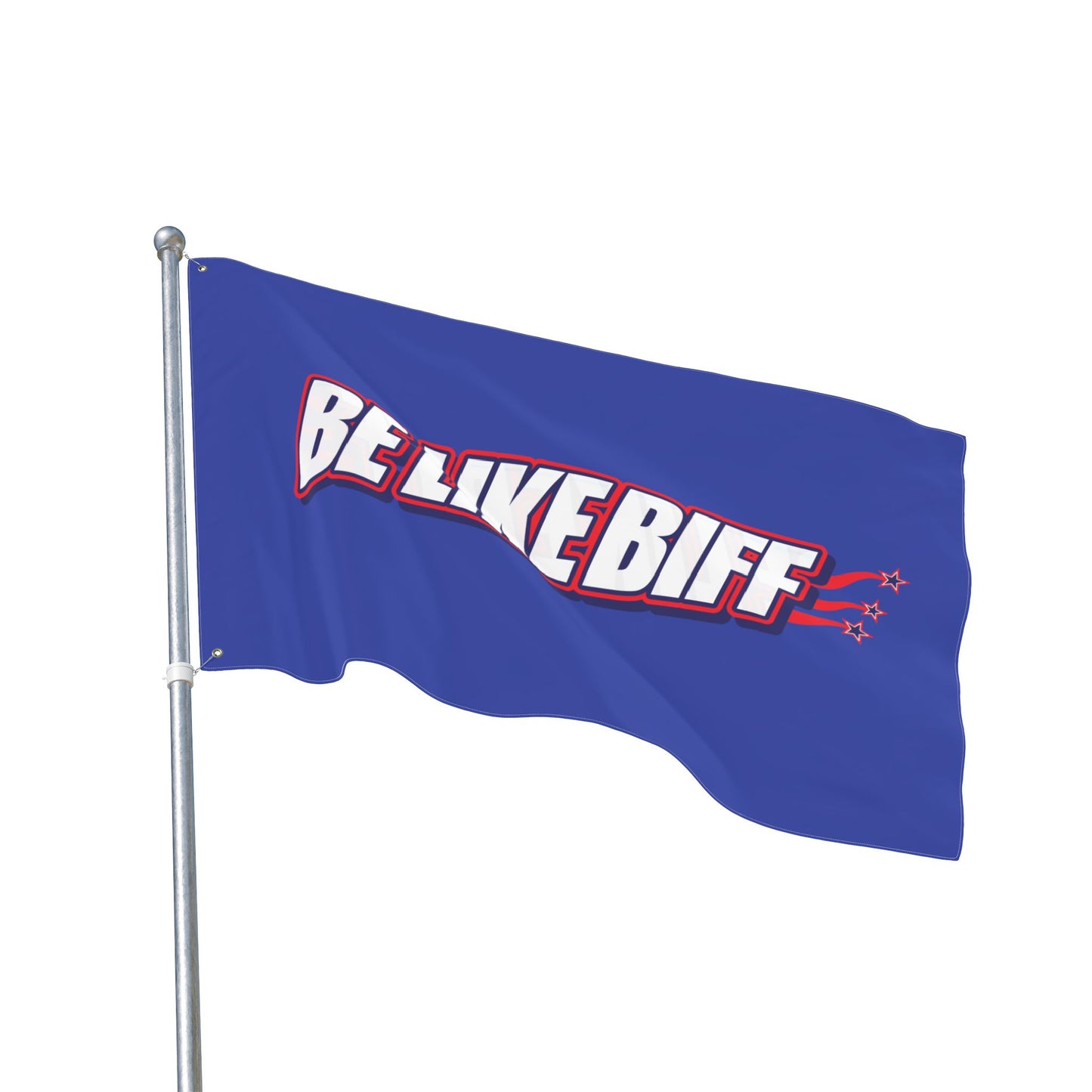 Be Like Biff Double-Sided Tailgate Flag