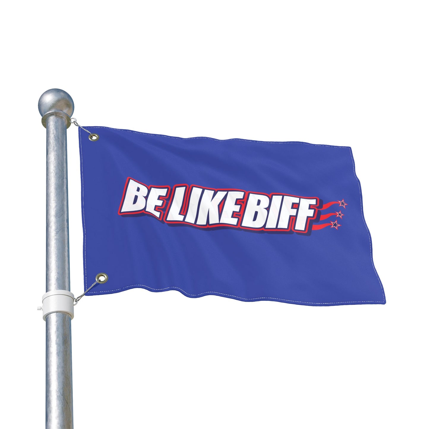 Be Like Biff Double-Sided Tailgate Flag