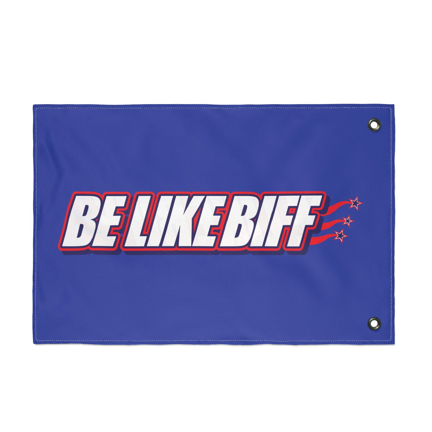 Be Like Biff Double-Sided Tailgate Flag